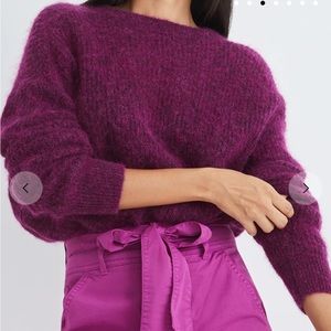Veronica Beard Melinda alpaca crew neck sweater